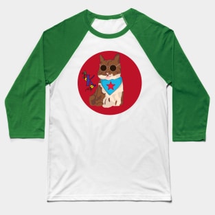 Cute cat Baseball T-Shirt